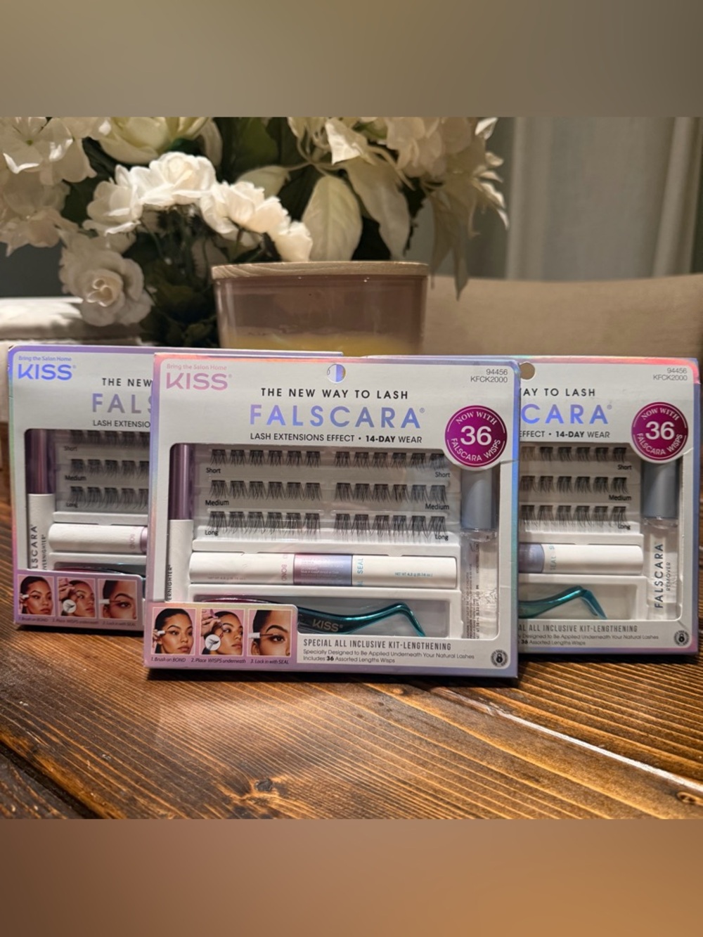 Lot of 3 KISS Products Falscara
Lash Extensions Effect Eyelashes
Studio Kit NEW